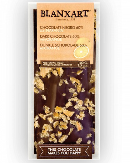 Chocolate Negro Con Naranjas Blanxart Area Gourmet