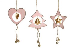 Compra Online Decoración Navidad Metalico Corazon Estrella Arbol en