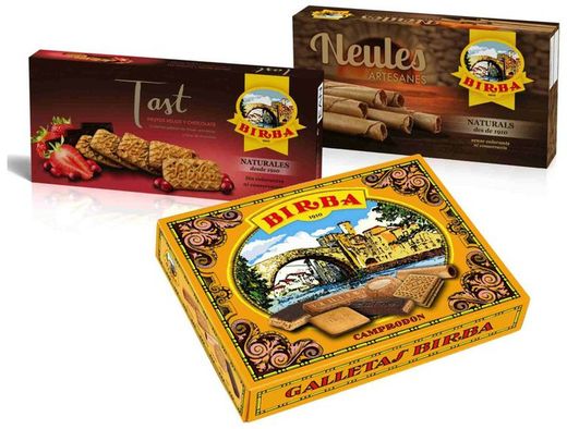 Biscoitos Birba comemora seu 125º aniversário! Na área Gourmet, você tem todos eles
