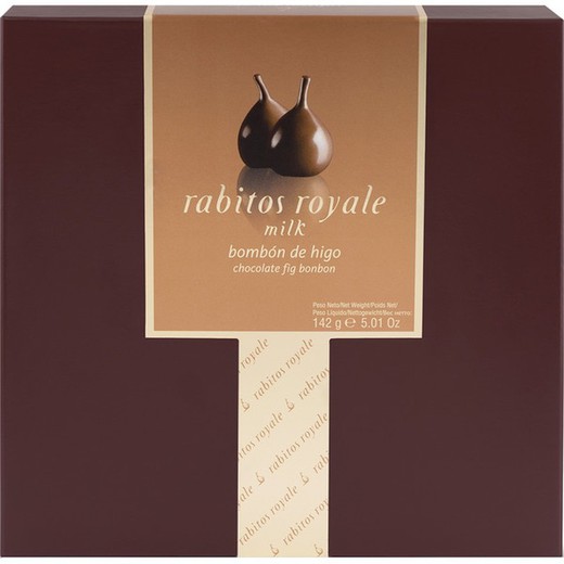 8 rabitos royale milk - chocolate con leche  y caramelo salado rabitos royale