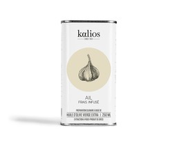 Aceite de oliva virgen extra infusionado con ajo 25 cl Kalios