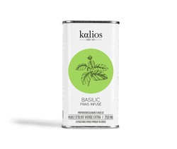 Aceite de oliva virgen extra infusionado con albahaca 25 cl Kalios