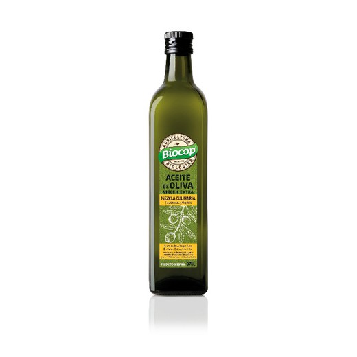 Virgin olivolja e. kulinarisk blandning. Biocop 75cl ekologisk ekologisk