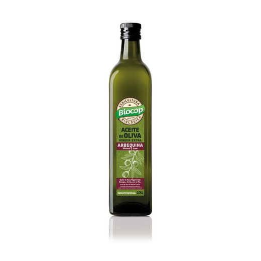 Ekstra jomfru olivenolie arbequina biocop 75 cl bio økologisk