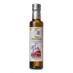 Aceite Oliva Virgen Extra Aromatizado Ahumado 250 ml Oleo Almanzora