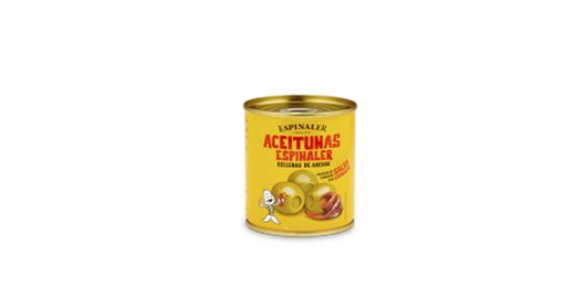 Aceitunas rellenas anchoa espinaler 200 g