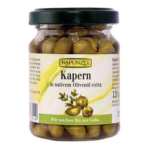 Capperi olio d'oliva rapunzel 120 g bio ecologico