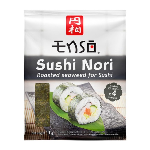 Alga nori para sushi 11g comida japonesa
