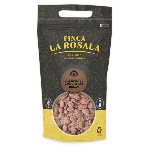 Almendra Chocolate Negro 60% Bolsa 500 grs Frutos Secos La Rosala