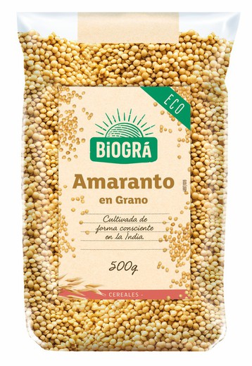 Amaranto en grano 500g Granos Cereales Ecológicos Biogra