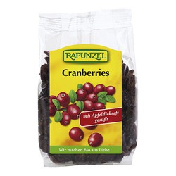 Cranberry cranberries ραπουνζέλ 100 g βιολογικά βιολογικά
