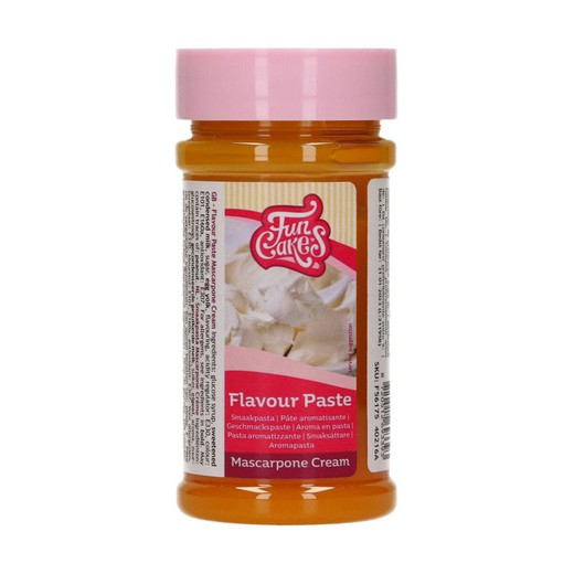 Aroma em pasta de creme de mascarpone 100 grs funcakes