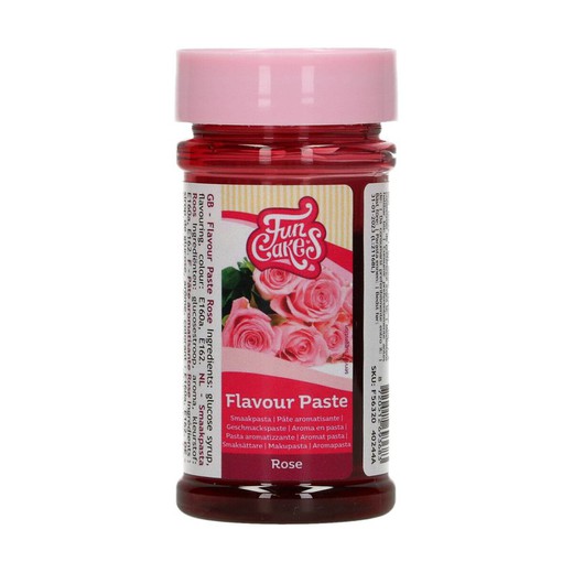 Aroma em pasta de rosas 100 grs funcakes
