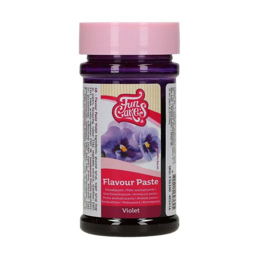 Aroma in violet paste 100 grs funcakes
