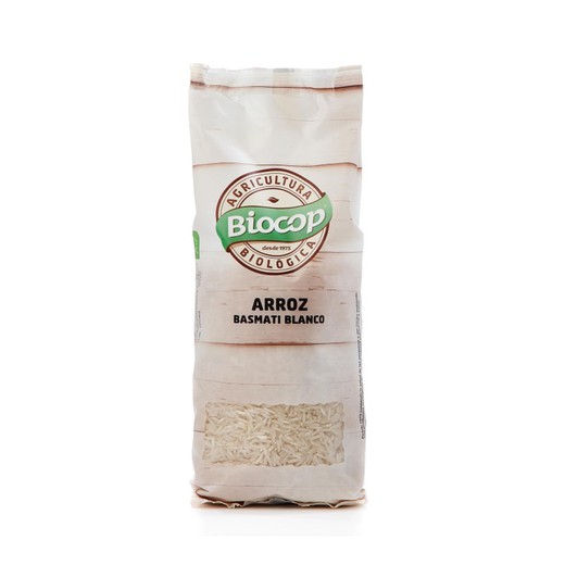 Βιολογικό λευκό ρύζι μπασμάτι biocop 500 γρ