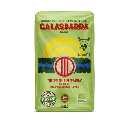 Semi calasparra e.πλαστικό ρύζι 1 κιλό βιοοικολογικό