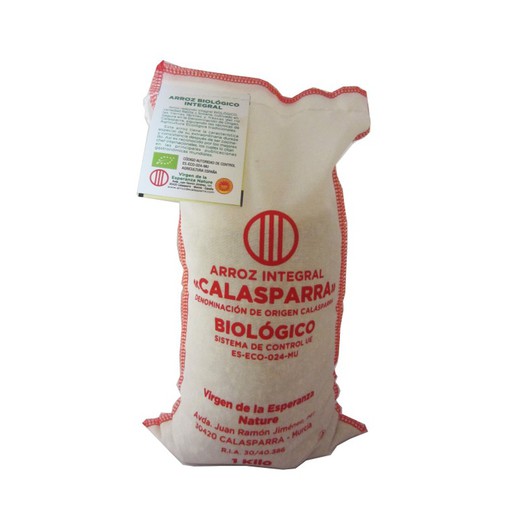 Καστανό ρύζι Calasparra 1 κιλό βιολογικό οικολογικό
