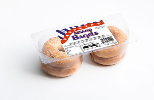 Sesam amerikansk bagel 340 gr