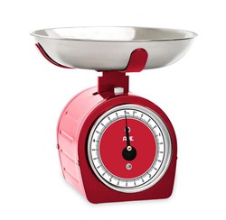 Mechanical kitchen scale shirley red ade