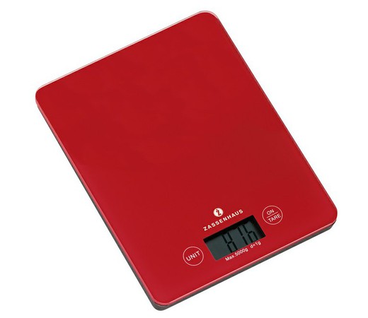 Balanza de cocina balance roja