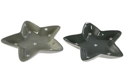 Christmas Star Ceramic Tray