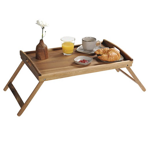 Kesper Foldable Bed Food Tray With Legs