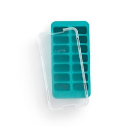 Turquoise rectangular lekue ice cube tray