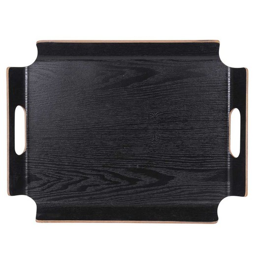 Black Kitchen Wooden Tray 44x33 Bastide