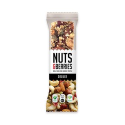 Nuts&berries deluxe bar 40 g organic organic