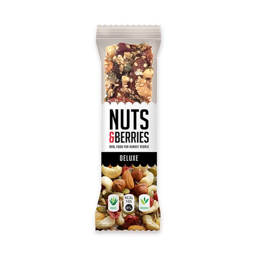 Barretta Deluxe Nuts&berries 40 g biologico biologico