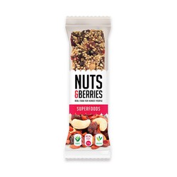 Barrita superfoods nuts&berries 40g bio ecológico