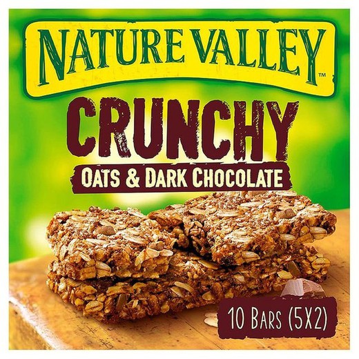 Barritas cereales nature valley avena y chocolate 5x42 grs