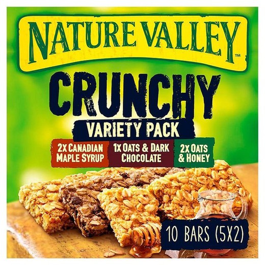 Barritas cereales nature valley pack variado 5x42 grs