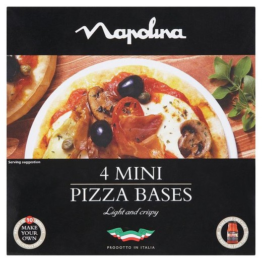 Base mini pizza napolina 4x75 grs