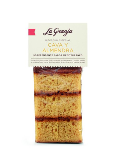 Special sponge cake with cava and almonds 350g La Granja