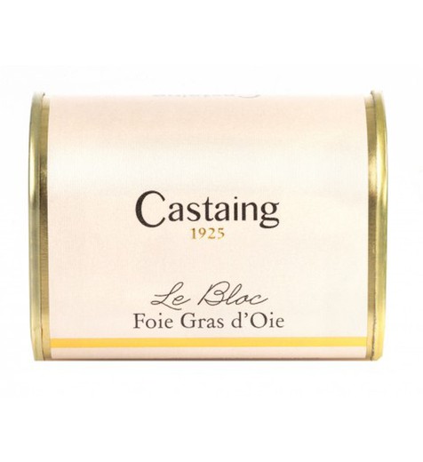 Castaign goose foie gras block 130 grs