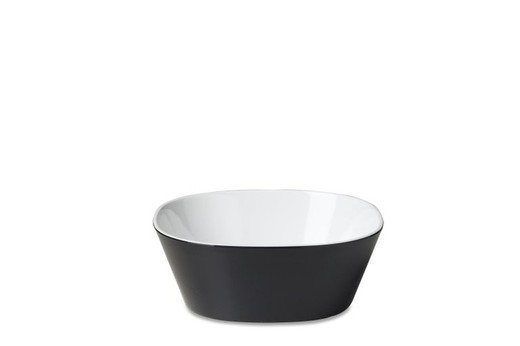 Bowl food serving bowl conix 500 ml black