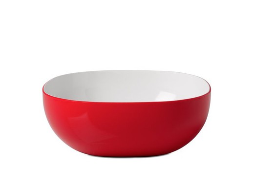 Bowl food serving bowl synthesis 4.0 l red