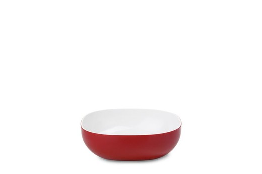 Bowl food serving bowl synthesis 600 ml red