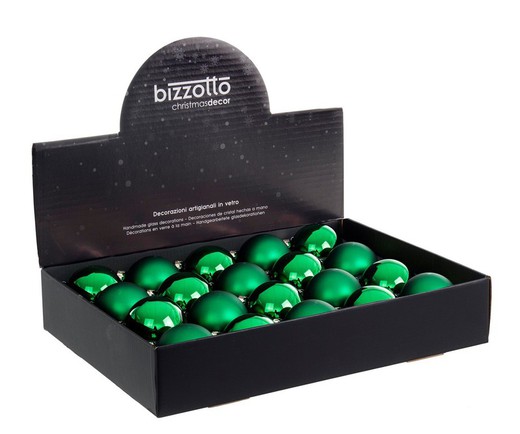 Bola de Navidad Cristal Arbol Color Verde Diam 60 cms Bizzotto