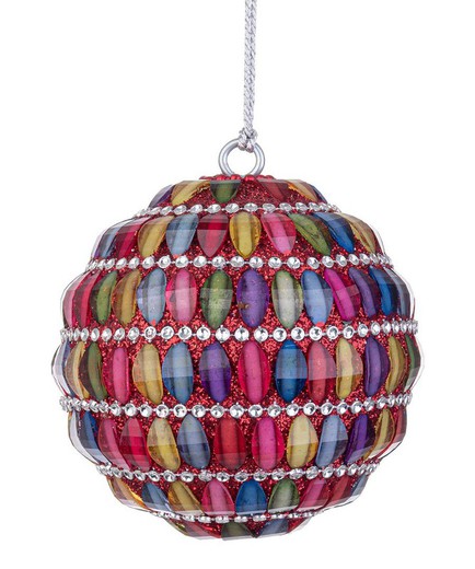 Bola de Navidad Cristal Arbol Multicolor Diam 70 cms Bizzotto