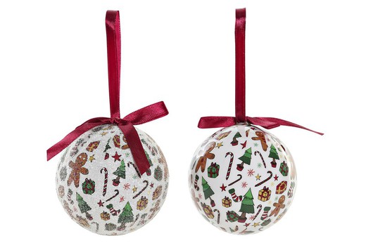 Bola Decoración Árbol Navidad Muñeco Jengibre 7cms diam