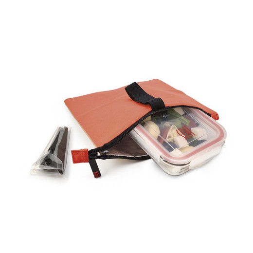 Coral iris snack bag lunch bag
