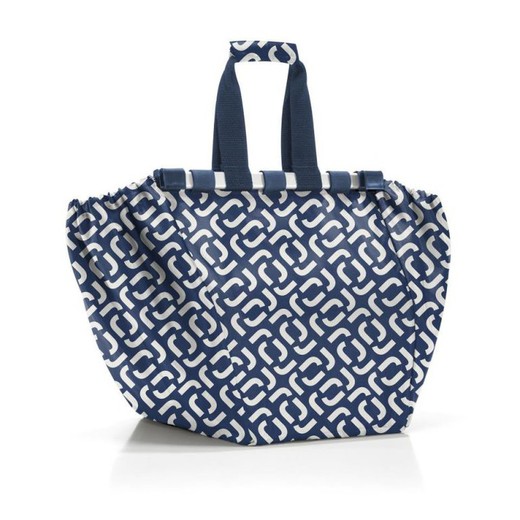 Άνετη τσάντα για ψώνια signature navy Reisenthel
