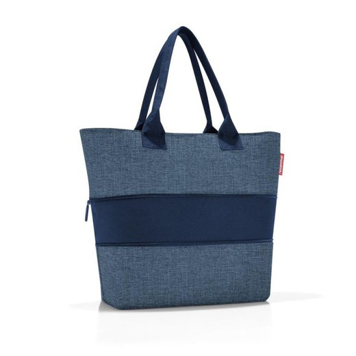 Expandable shopping bag e1 twist blue Reisenthel