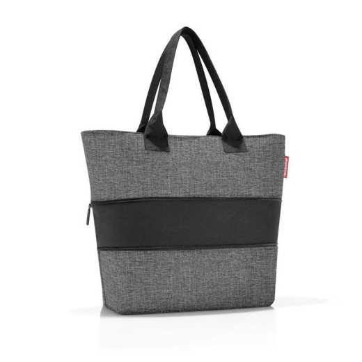 Reisenthel e1 twist silver extendable shopping bag