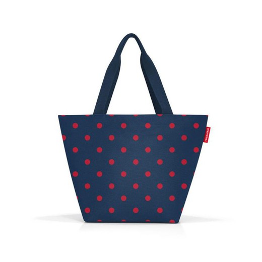 Shopping bag M mixed dots-red Reisenthel