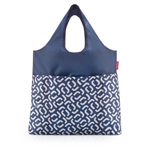 Mini maxi shopper e sacola de compras Reisenthel azul marinho