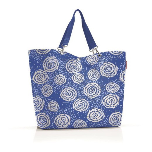XL τσάντα για ψώνια μπατίκ έντονο μπλε Reisenthel