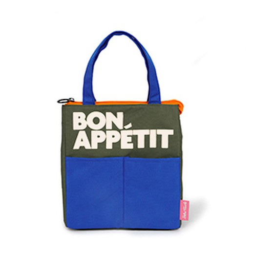 Bolsa De Almuerzo Isotérmica Bon Appétit Azul Ferretti Ideal Regalo